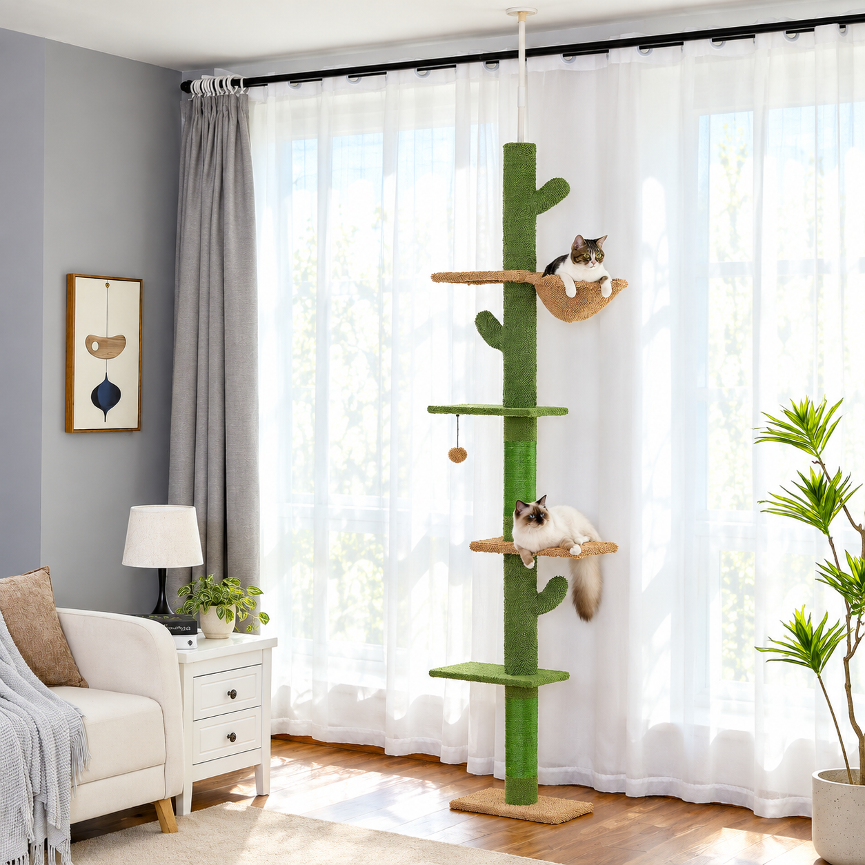 Floor to Ceiling Cat Tree, photo 3
